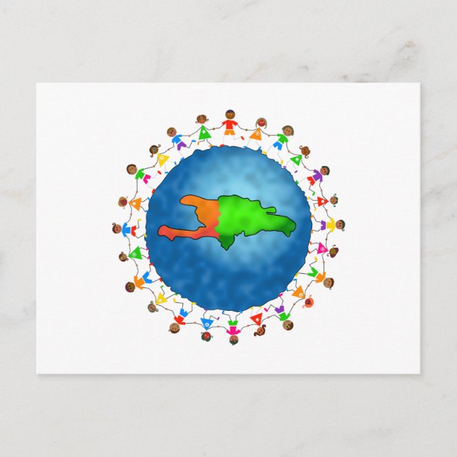 Haiti Kids Postkarte (Vorderseite)