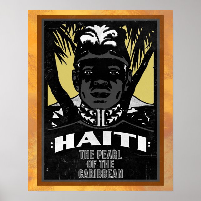HAITI La perle des Caraïbes Poster (Devant)