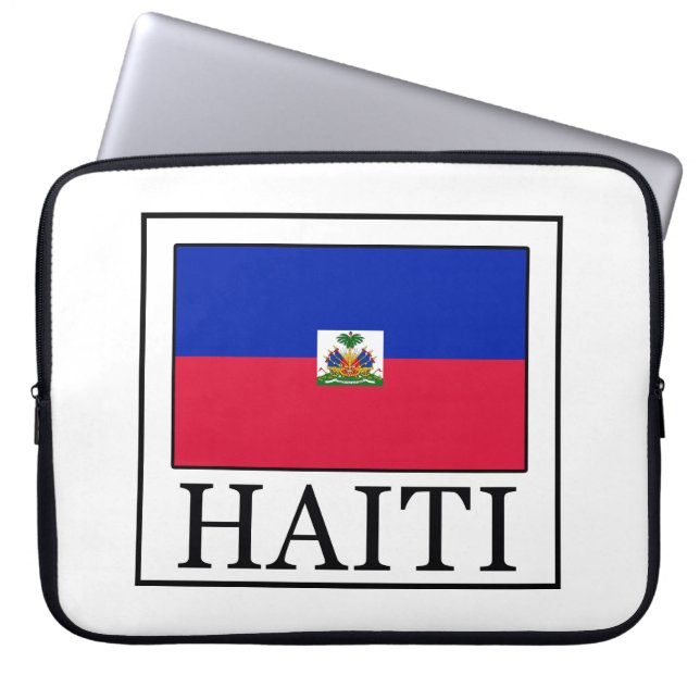 Haiti Laptopschutzhülle (Vorderseite)