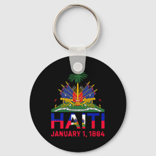 Haiti Niedlich Haiti Datum der Unabhängigkeit Schlüsselanhänger