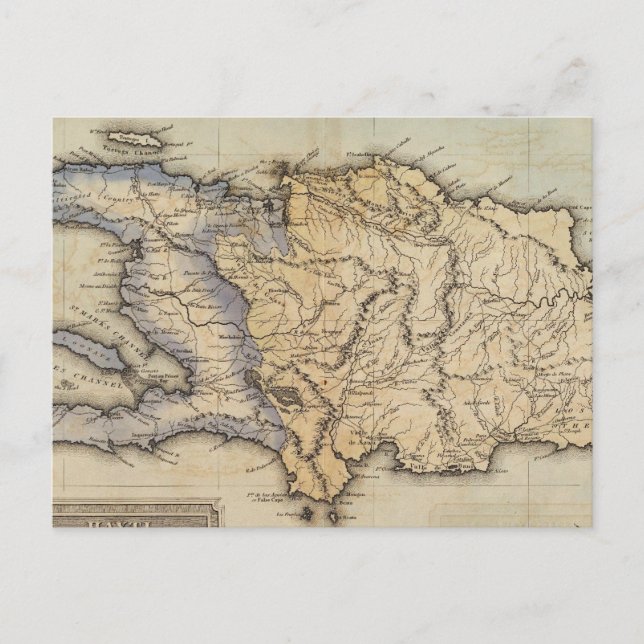 Haiti oder Saint Domingo Postkarte (Vorderseite)