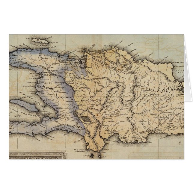 Haïti ou Saint-Domingue (Devant horizontal)