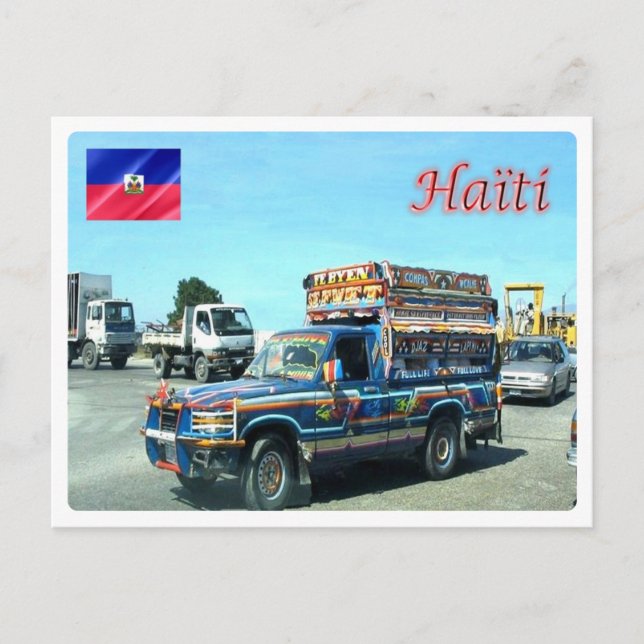 Haiti - Puerto Principe - Stich Stich - Postkarte (Vorderseite)