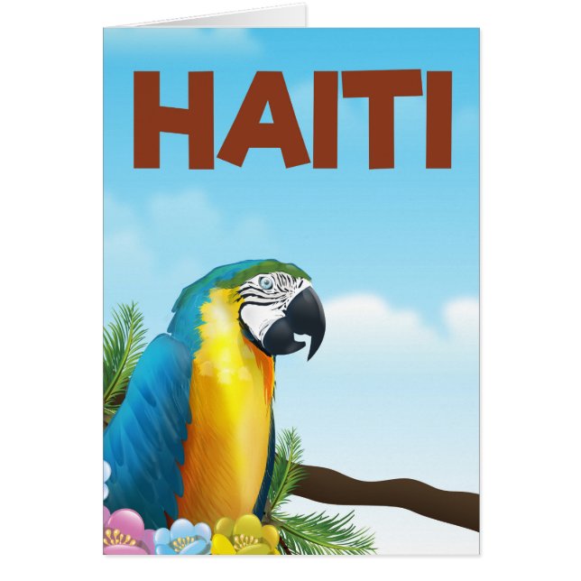 Haiti-Reiseplakat (Vorne)