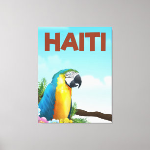 Haiti-Reiseplakat Leinwanddruck