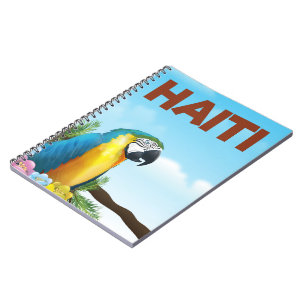 Haiti-Reiseplakat Notizblock