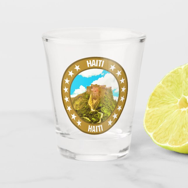 Haiti Schnapsglas (Vorderseite)