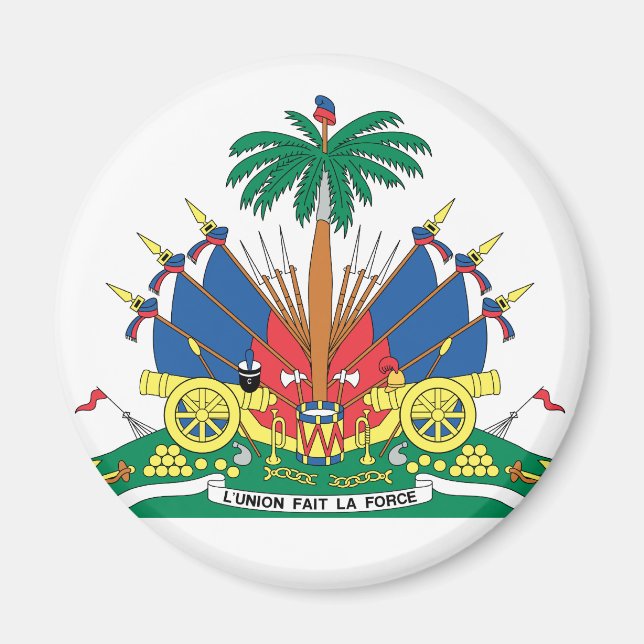 HAITI-SCHUTZ VON WAFFEN - MAGNET (Vorne)