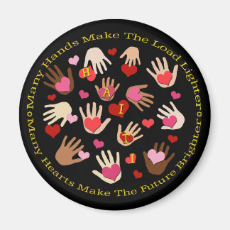 Haïti Secours Saint Valentin aimants frigo