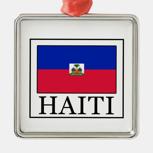Haiti Silbernes Ornament (Vorne)