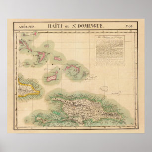 Haiti und Dominikanische Republik September 68 Poster