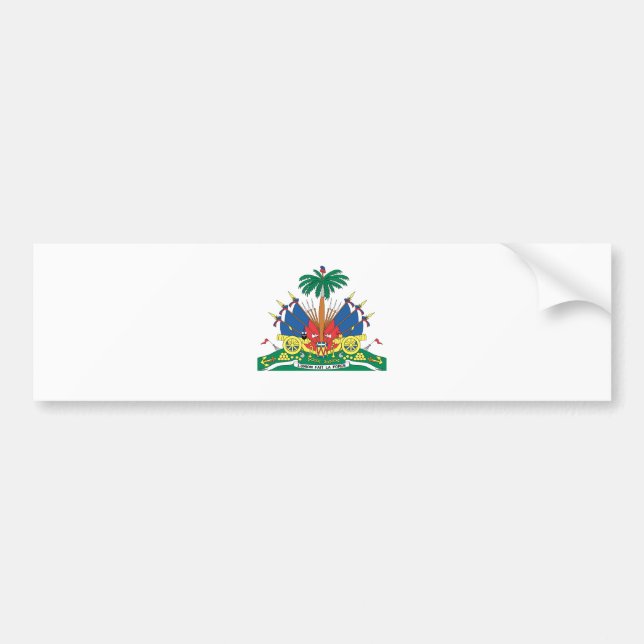 HAITI-WAPPEN AUTOAUFKLEBER (Vorne)