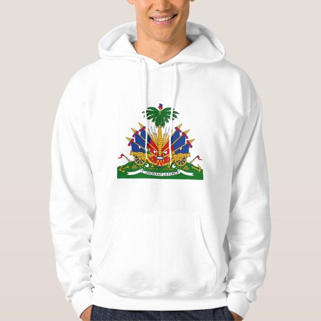 Haiti-Wappen HT Hoodie (Vorderseite)