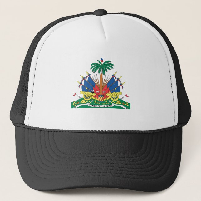HAITI-WAPPEN TRUCKERKAPPE (Vorderseite)