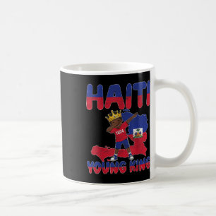 Haiti Young King Haitian Flag Day Melanin for Blac Kaffeetasse