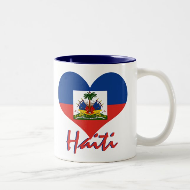 Haiti Zweifarbige Tasse (Rechts)