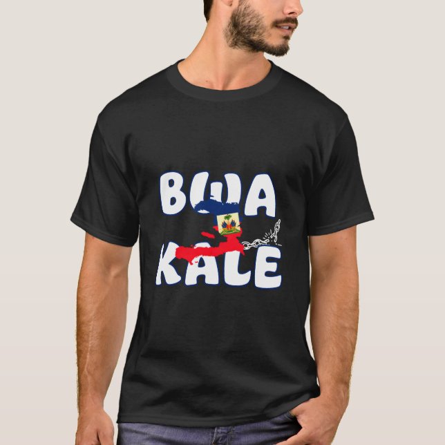 Haitian Creole Independence Patriotic Haiti 1804 B T-Shirt (Vorderseite)