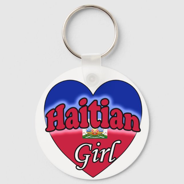 Haitian Girl Schlüsselanhänger (Vorderseite)