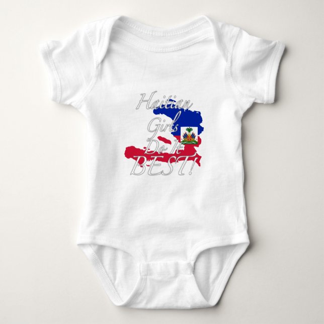 Haitian Girls machen das am besten! Baby Strampler (Vorderseite)