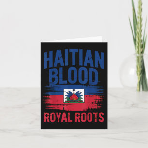 Haitian Roots Haiti Flag Day Karte