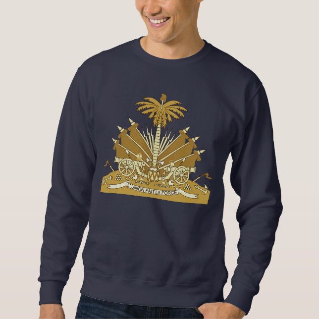 Haitianer - Wappen Sweatshirt (Vorderseite)