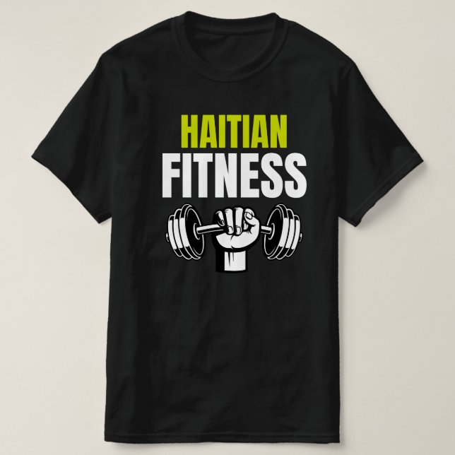 Haitianische Fitness T-Shirt (Design vorne)