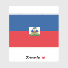 Haitianische Flagge Aufkleber