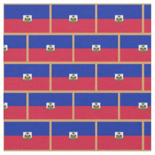 Haitianische Flagge Fabric / trendy mode Stoff