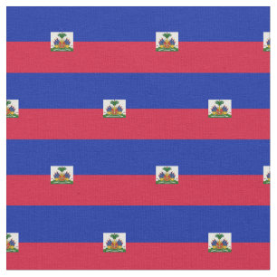 Haitianische Flagge Fabric / trendy mode Stoff