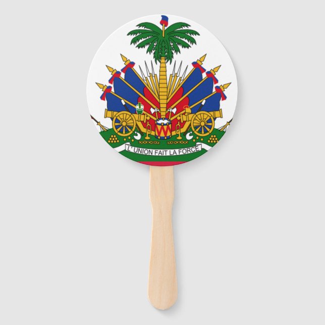 Haitianische Flagge Fächer (Vorderseite)
