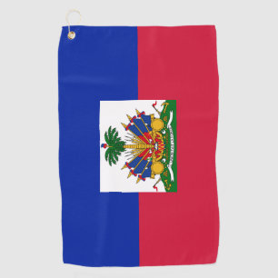Haitianische Flagge & Golf Haiti /sport Port-Au-Pr Golfhandtuch