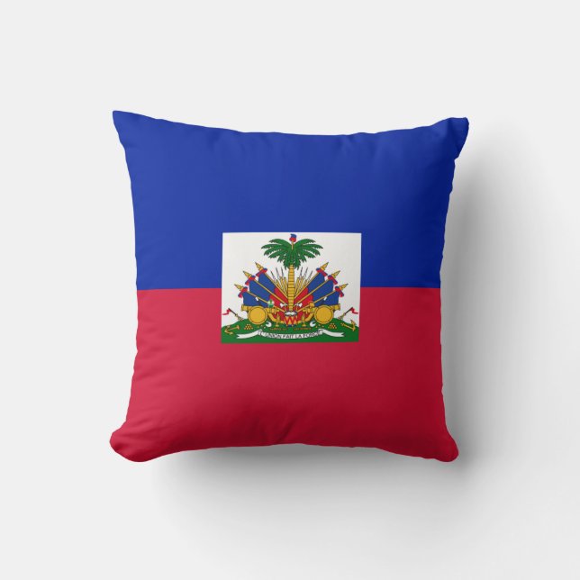 Haitianische Flagge Kissen (Vorderseite)