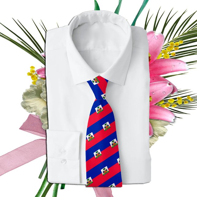 Haitianische Flagge, Mode / Business Neck Tie Krawatte (Von Creator hochgeladen)