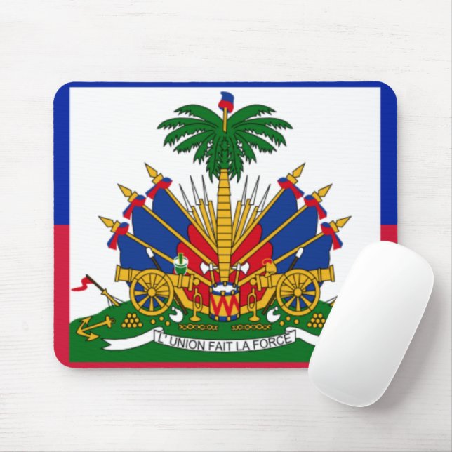 Haitianische Flagge Mousepad (Mit Mouse)