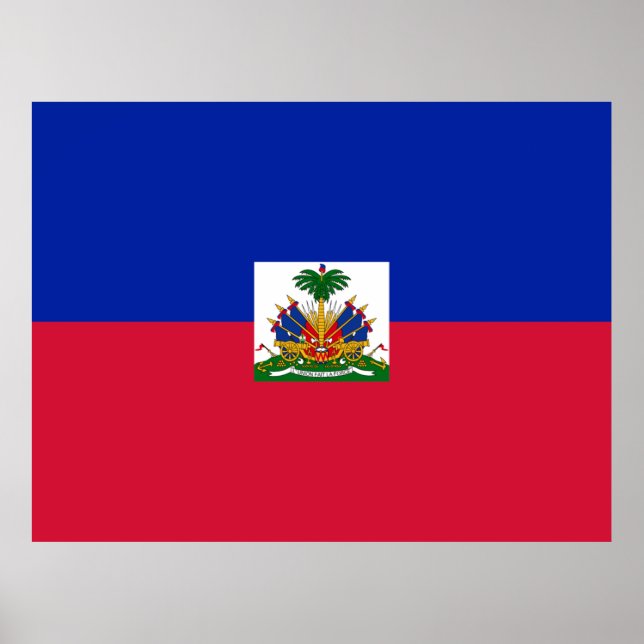 Haitianische Flagge Poster (Vorne)
