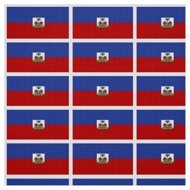 Haitianische Flagge Stoff (Muster)