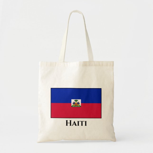 Haitianische Flagge Tragetasche (Vorne)