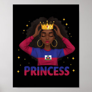 Haitianische Prinzessin Haiti Unabhängigkeitsflagg Poster