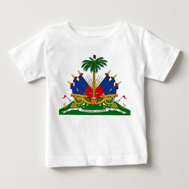 Haitianische Wappen (Haiti) Baby T-shirt (Vorderseite)