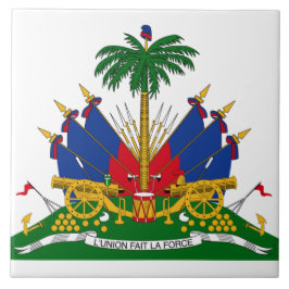 Haitianische Wappen (Haiti) Fliese