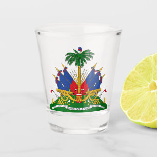 Haitianische Wappen (Haiti) Schnapsglas