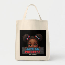 Haitianischer Flaggentag Haitianischer Prinzessin Tragetasche