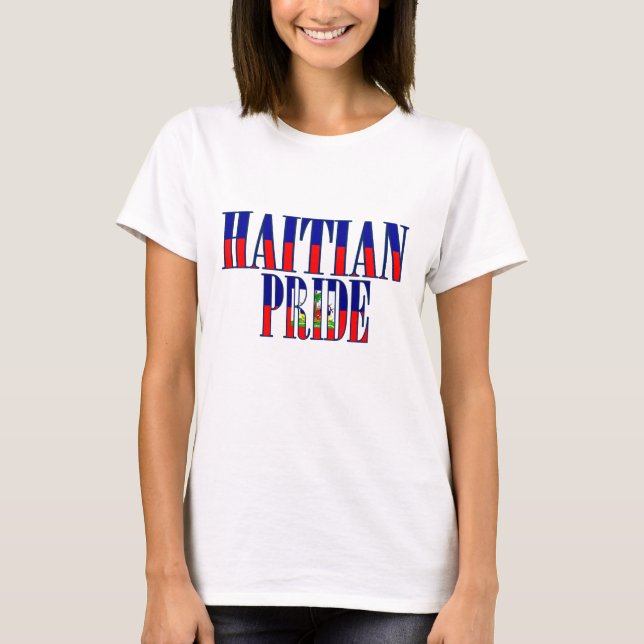 Haitianischer Stolz T-Shirt (Vorderseite)