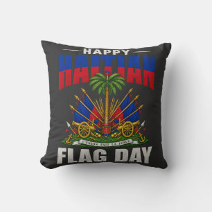 Haitianischer Tag der Flagge   Haiti Stolz Design Kissen