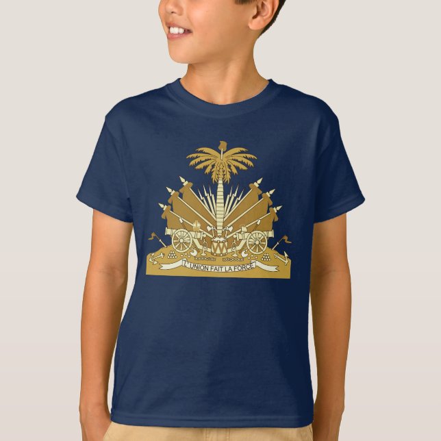 Haitianischer Wappen - T - Shirt (Vorderseite)
