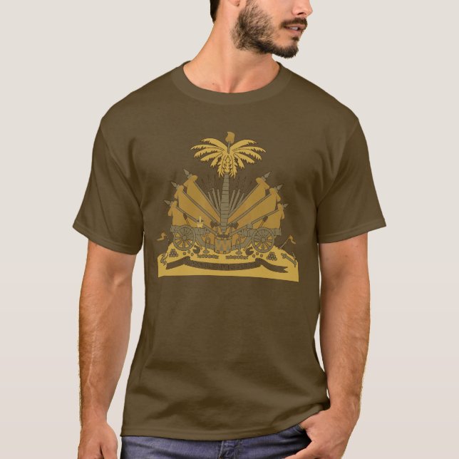 Haitianischer Wappen - T - Shirt (Vorderseite)
