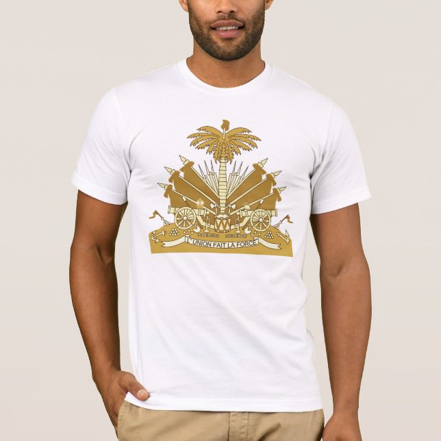 Haitianischer Wappen - T - Shirt (Vorderseite)