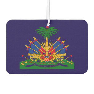 Haitianischer Wappen - T - Shirt Autolufterfrischer