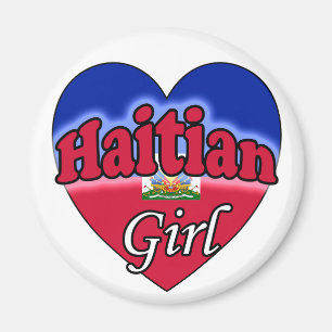 Haïtianisches Mädchen Magnet