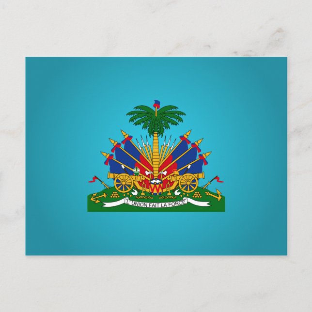 Haitianisches Wappen Postkarte (Vorderseite)